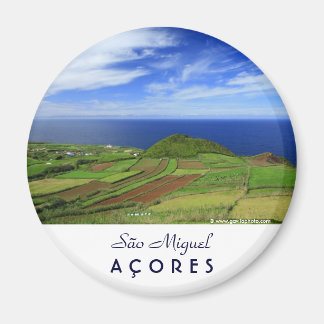 Azores coastal landscape magnet