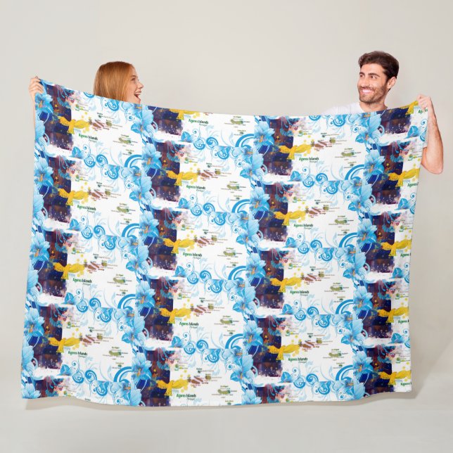 Azores designs  fleece blanket (In Situ)