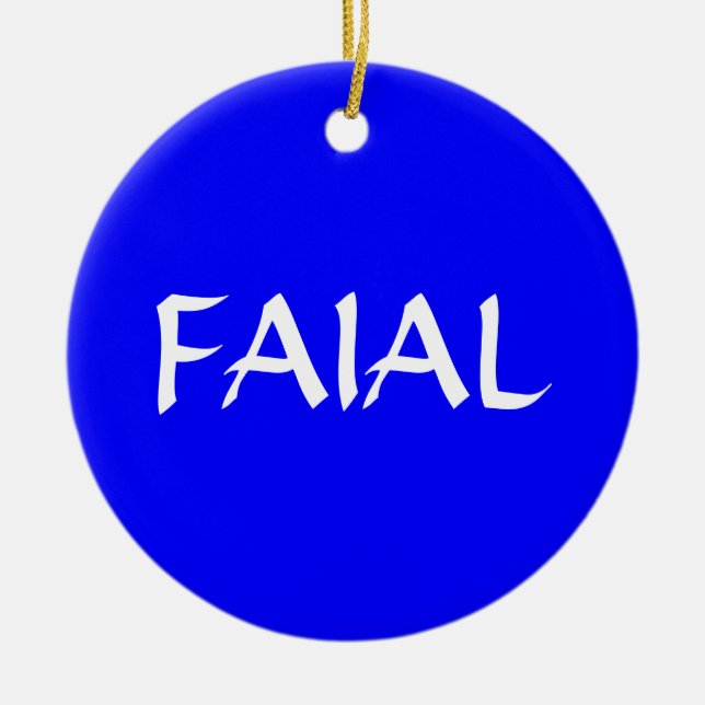 Azores- Faial Custom Christmas Ornament (Front)