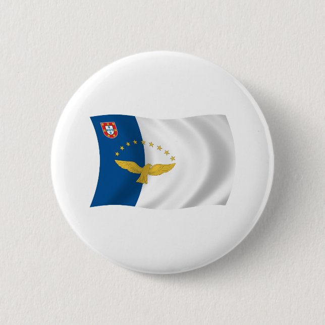 Azores Flag Button (Front)