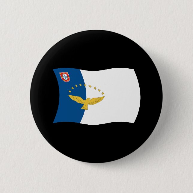 Azores Flag Button (Front)
