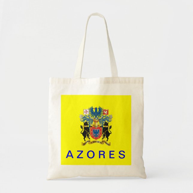 Azores Flag Cotton Bag (Front)