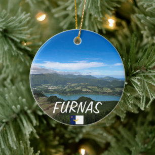 Azores: Furnas Christmas Custom Ornament