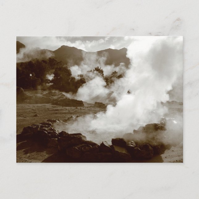 Azores (Furnas) hotsprings postcard (Front)