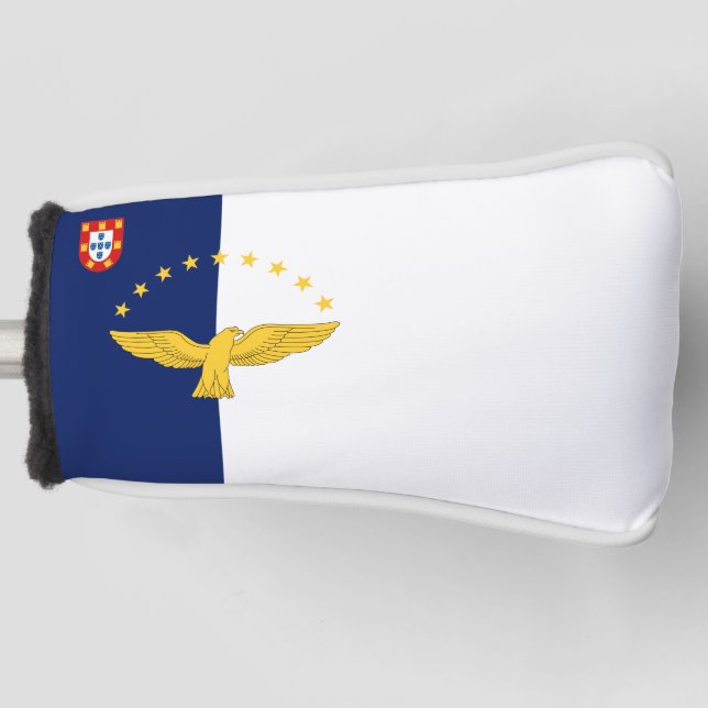 Azores islands flag Golf Head Cover (Front)