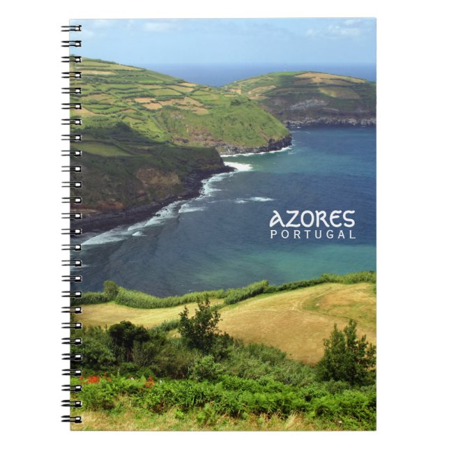 Azores islands photo, Portugal Notebook (Front)