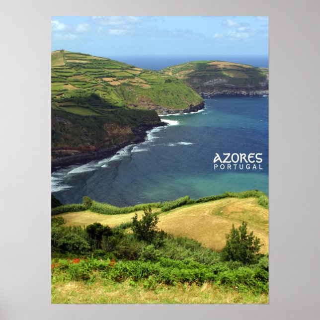 Azores islands photo, Portugal Poster (Front)