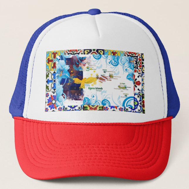 Azores islands, Portugal Trucker Hat (Front)