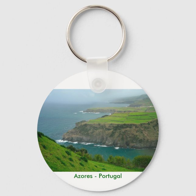Azores landscape key ring (Front)
