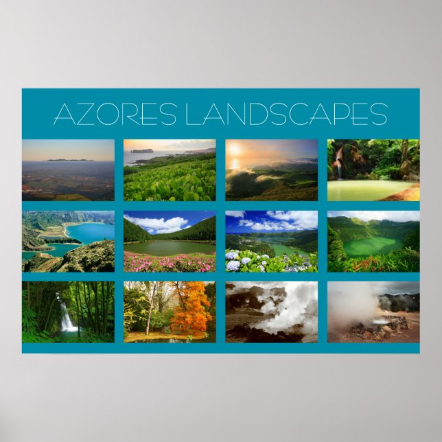 Azores Landscapes Poster (Front)