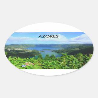 Azores Oval Sticker