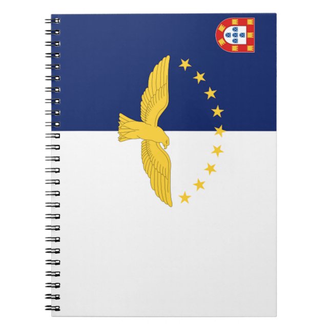 Azores (Portugal) Flag Notebook (Front)