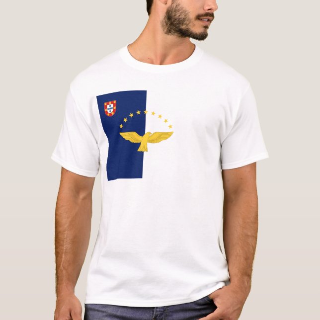 Azores (Portugal) Flag T-Shirt (Front)