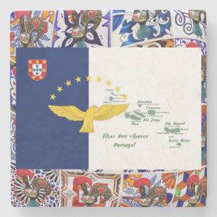 Azores Portugal  Stone Coaster