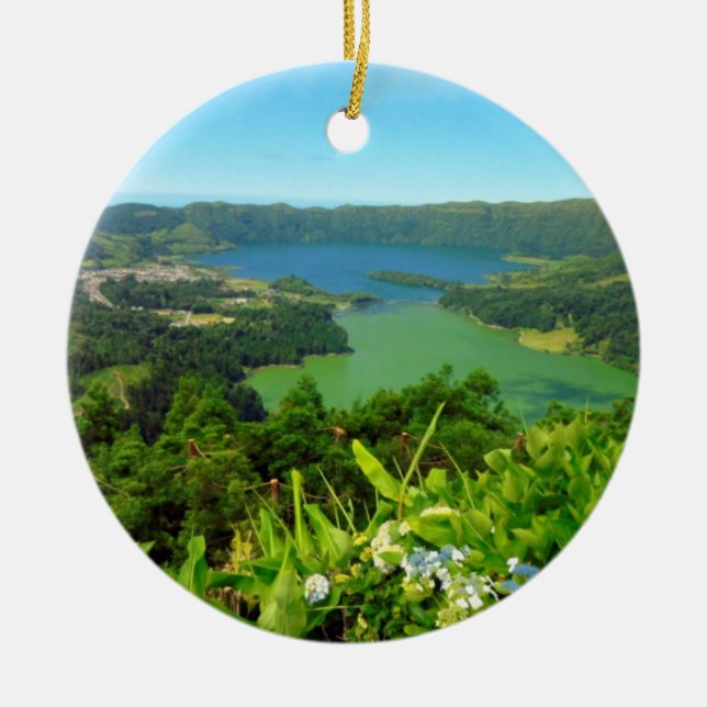 Azores - Sete Cidades Christmas Ornament (Front)