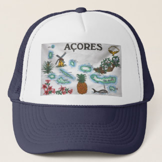 Azores souvenir trucker hat