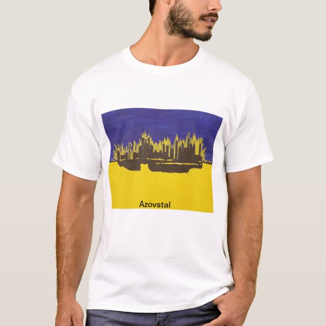 Azovstal Iron and Steel Works, Mariupol, Ukraine T-Shirt (Front)