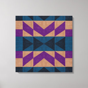 Aztec Abstract Canvas Print