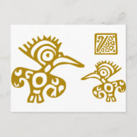 Aztec Ancient Birds! Ancient Cultures Designs!