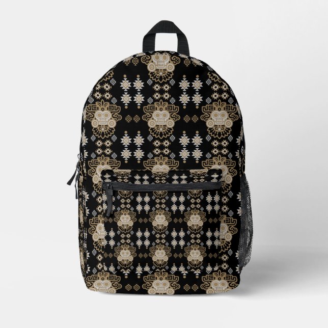Aztec Arizona Print Printed Backpack (Front)