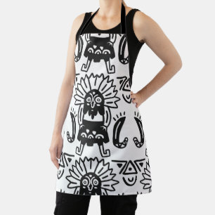 Aztec Art - Lizard Pattern Apron