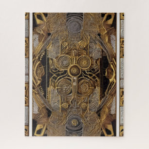 Aztec art rich and vibrant jigsaw puzzle