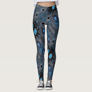 Aztec art, vibrant, reflecting the culture leggings
