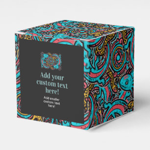 Aztec Axolotl Xolotl Tribal Pattern mythology boho Favour Box