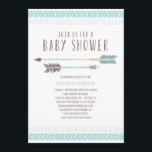 Aztec | Baby Shower Invitation<br><div class="desc">©Fine & Dandy Paperie</div>