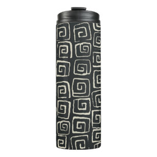 Aztec Background Vintage Retro Pattern Thermal Tumbler