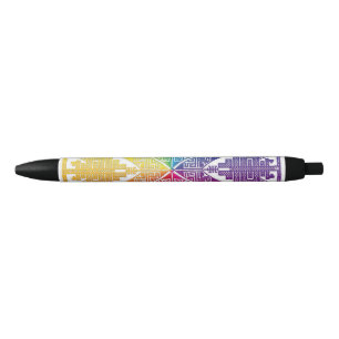 Aztec Black Ink Pen