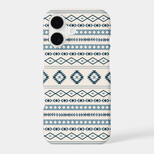 Aztec Blues Cream Mixed Motifs Pattern Case-Mate i