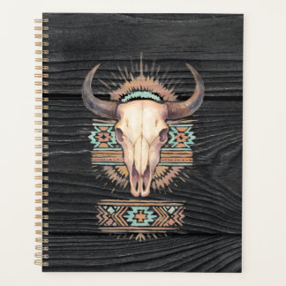 Aztec Boho Skull Planner