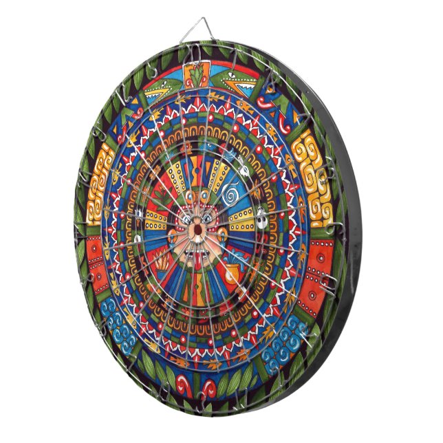 Aztec Calendar Dartboard (Front Right)