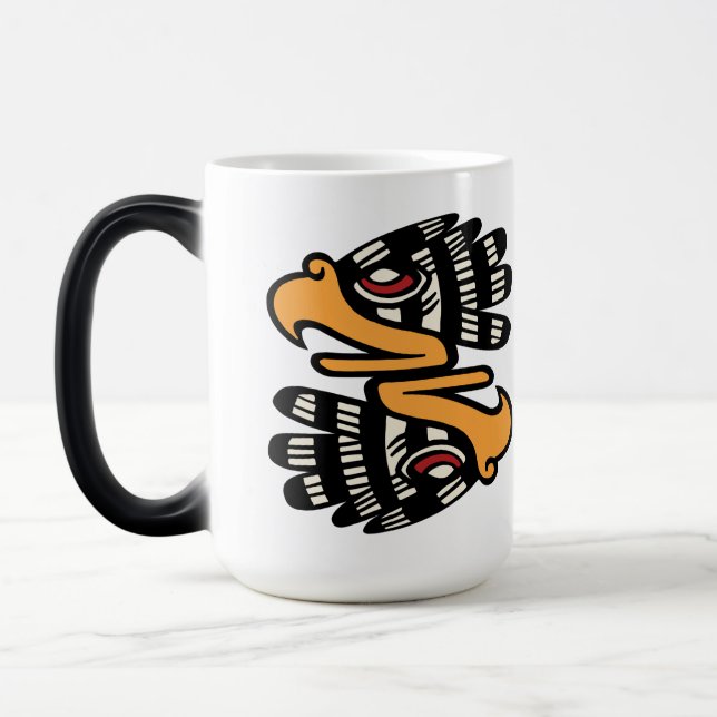 Aztec Calendar Day 15 - Cuauhtli Magic Mug (Left)