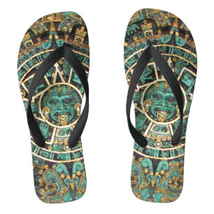 Aztec calendar jandals