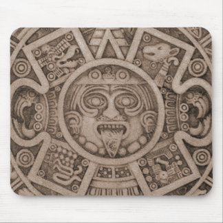 Aztec Calendar Mouse Pad