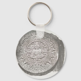Aztec Calender 1862 Mayan Calendar adaption Key Ring