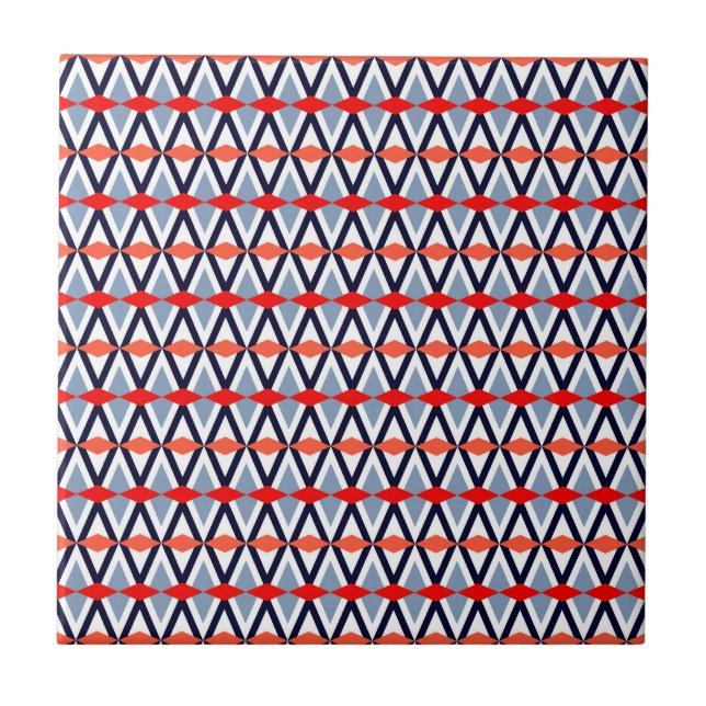 Aztec Chevron #10 @ VictoriaShaylee Tile (Front)