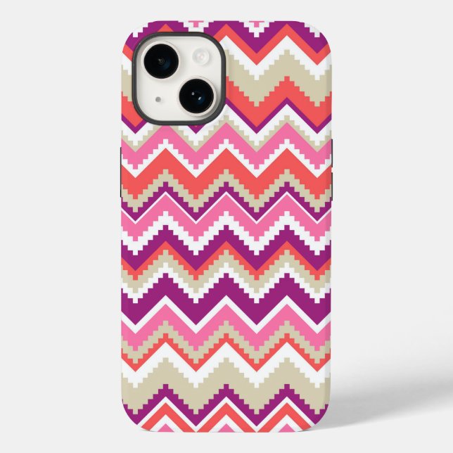 Aztec Chevron #1 @ VictoriaShaylee Case-Mate iPhone Case (Back)