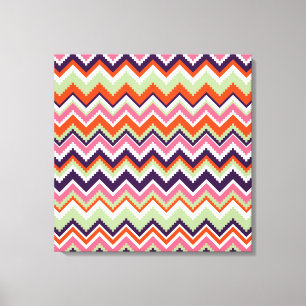 Aztec Chevron #7 at VictoriaShaylee Canvas Print