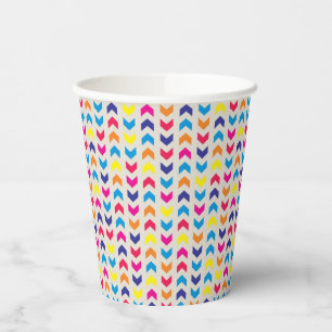 Aztec Chevron colourful Paper Cups