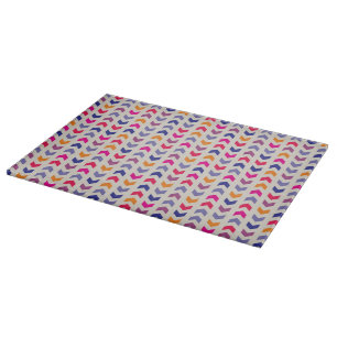 Aztec Chevron colourful pattern Cutting Board