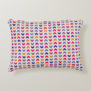 Aztec Chevron colourful pattern Decorative Cushion