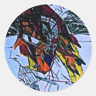 AZTEC CLASSIC ROUND STICKER