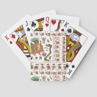 Aztec Codex Scene Playing Cards