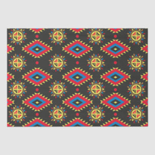 Aztec colourful and unique pattern tissue paper