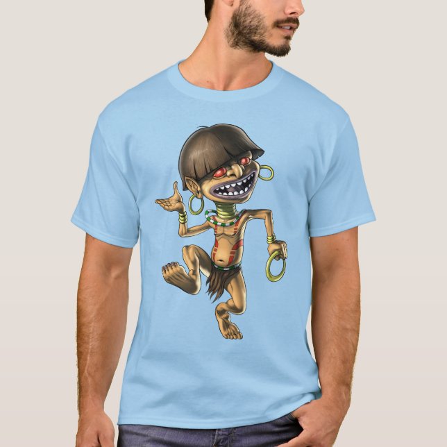 Aztec Creature Chaneque T-Shirt (Front)