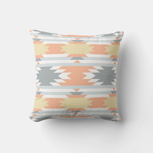 Aztec Design #1 at JessicaSuzzette Cushion (Front)