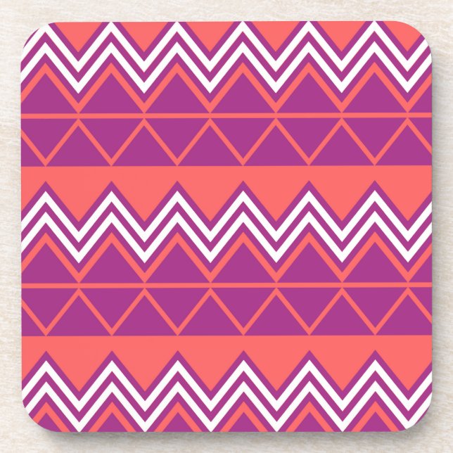 Aztec Design #6 at JessicaSuzzette Coaster (Front)